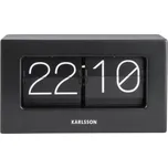 Karlsson, Hodiny Boxed Flip 20,5 cm černé matné - Formadore