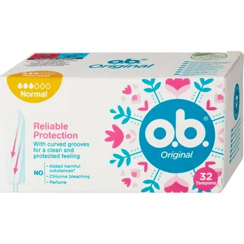 Menstruační tampony O.b. tampony (32ks/kra) normal