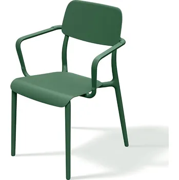Zahradní židle Rimos 57 cm s područkami zelená