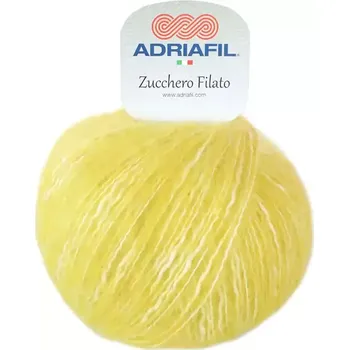 Příze Adriafil Zucchero Filato 22 Žlutá (Přírodní příze Zucchero Filato Cedro)