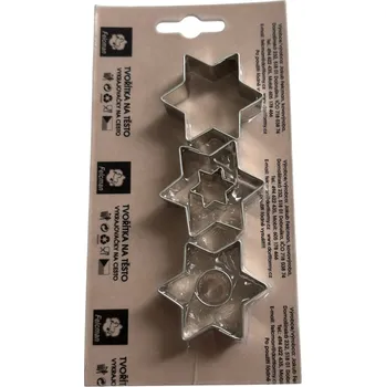 Nádoba na pečení Jakub Felcman Sada mini vykrajovátek hvězdičky se středem