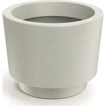 Květináč Květináč Splitos Round pískový, varianta 40 cm