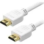 Video kabel AlzaPower Core HDMI 1.4 High Speed 4K 10m bílý
