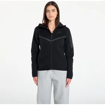 Pánská mikina Nike Sportswear Tech Fleece Windrunner Women's Full-Zip Hoodie Black/ Black S