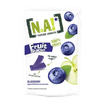 Sušené ovoce N.A! Ovocné kousky Jablko-borůvka 35 g