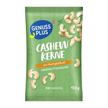 GENUSS PLUS Kešu natural 150 g