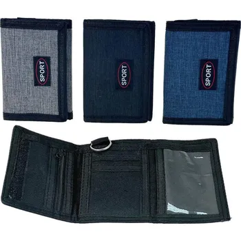 Peněženka Peněženka dětská rozkládací na suchý zip Sport 3 barvy