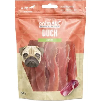 Pamlsek pro psa animALL Měkké kachní jerky pamlsky pro psy 250 g