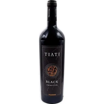 Víno Cantine Teanum Tiati Black Primitivo Rosso 0,75 l, 13 % vol.