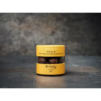 Čokoláda Oialla Bio marcipánovo-čokoládové kuličky s příchutí citrónu 80g