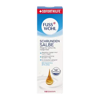 Péče o nohy Fusswohl Krém na prasklinky na nohou 75 ml