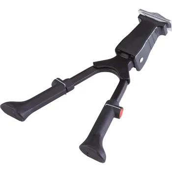 stojánek na kolo Hliníkový dvounohý stojánek na kolo černý nastavitelný 26" - 28"