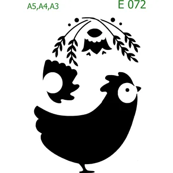 Šablona E 072 - A4 , Lepící fólie