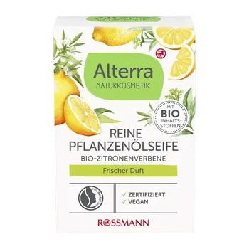 Mýdlo Alterra Naturkosmetik Mýdlo z rostlinných olejů Citron 100 g