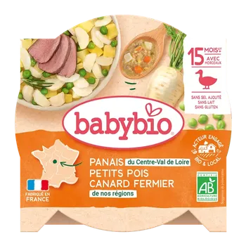 Babybio BIO pastinák, hrášek a farmářskou kachna 260 g