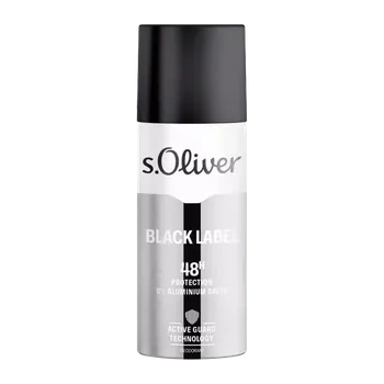 s.Oliver Deodorant sprej pro muže Black Label 150 ml