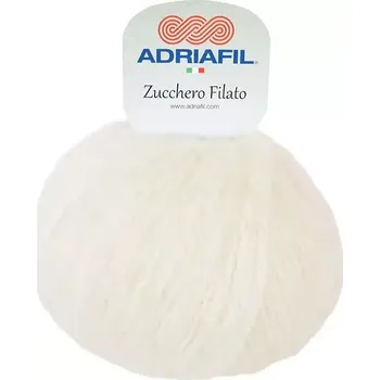 Příze Adriafil Zucchero Filato 20 Krémová (Přírodní příze Zucchero Filato Panna)