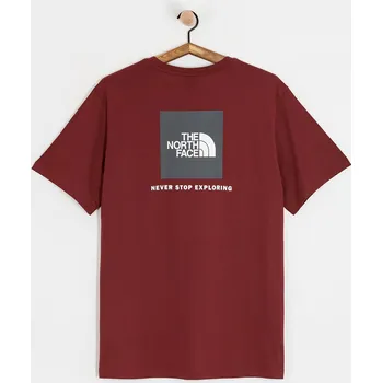 Pánská móda The North Face Box Nse (sumac/asphalt grey) XXL, vínově červená