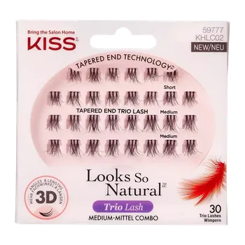 Péče o řasy a obočí KISS Umělé řasy Haute Couture Trio Lashes Lavi