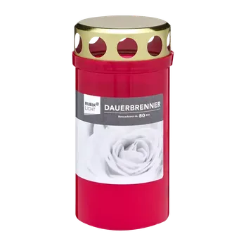 Svíčka RUBIN Hřbitovní svíčka červená