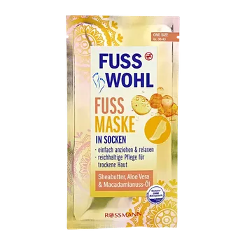 Kosmetika na nohy Fusswohl Textilní maska na nohy