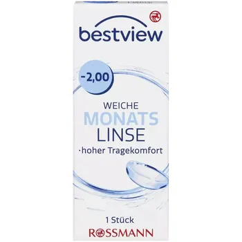 Kontaktní čočky Best View Měsíční kontaktní čočky -2,00