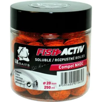Boilies LK Baits Fish Activ Plus Nutric Acid 24mm, 1kg