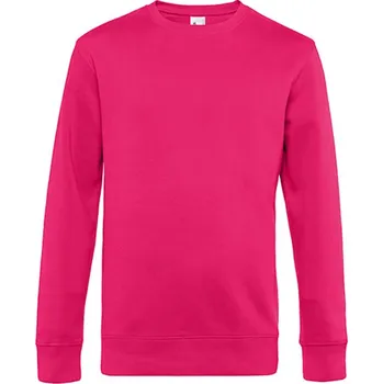 Pánská móda B&C Unisex mikina WU01K Magenta Pink XXL
