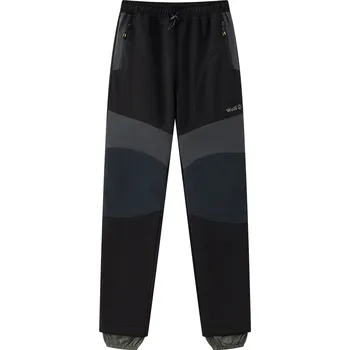 Chlapecké oblečení Chlapecké softshellové kalhoty, zateplené - Wolf B2494, černá / černé zipy Barva: Černá, Velikost: 128