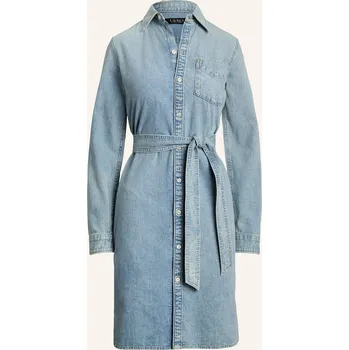 Dámské oblečení Lauren Ralph Lauren Dámské Džínové Šaty, tmavě modrá, 34