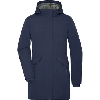 Dámská parka James & Nicholson (Daiber) Elegantní dámská zimní parka JN1175 - Tmavě modrá | L