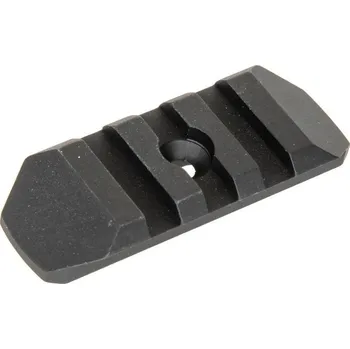 Kovová RIS lišta 3-Sloty pro M-Lok - černá, JJ Airsoft