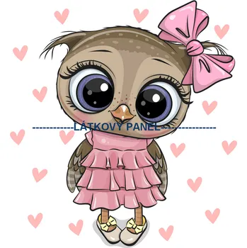 Látkový panel - Dětský - DE-62 Velikost: 30x30cm, Materiál: Teplákovina nepočesaná