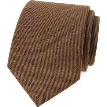 Kravata Avantgard Kravata LUX s kapesníčkem, 599-55127, Hnědá/skořicová