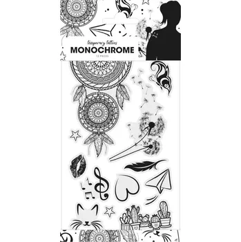 samolepka TOTUM Tetování Černobílý