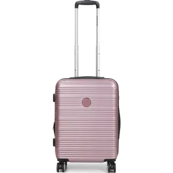 Malý kabinový cestovní kufr na kolečkách s expandérem 40 l Worldline 805 růžová