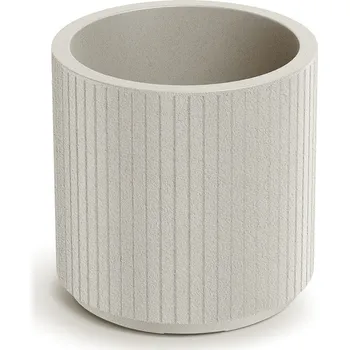 Květináč Květináč Coros Round pískový, varianta 40 cm