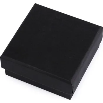 Dárková krabička Krabička na šperky 7x7 cm Varianta: 3 černá mat, Balení: 1 ks