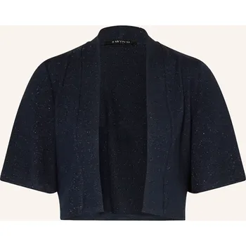 Dámský blejzr Swing Dámské Žerzejové Bolerko S Třpytivou Přízí, tmavě...