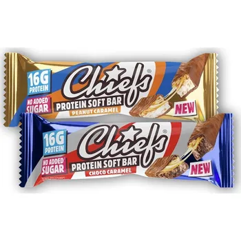 Chiefs Proteinová soft tyčinka 55g peanut caramel