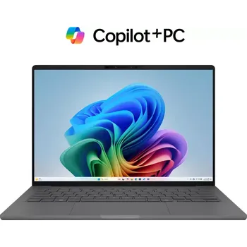 Notebook ASUS Zenbook A14/UX3407QA-OLED339X/SD-X1-26-100/14"/WUXGA/32GB/1TB/Adreno/W11P/Gray/2R