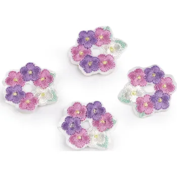 Nažehlovačka květ fialová 10 ks