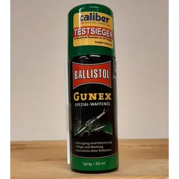 Čištění zbraně Drakkaria GUNEX, Ballistol, olej na zbraně, spray, 50 ml