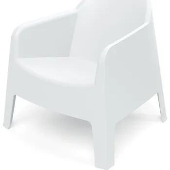 Křeslo Zahradní křeslo MILANES 74,5x73x73,5 cm bílé