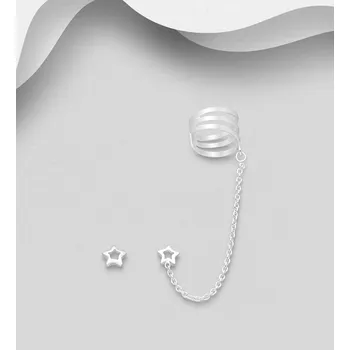 Náušnice Náušnice s hvězdou a zapínáním na ucho