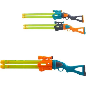 Vodní pumpa puška barevná 46cm dětská zbraň na vodu 3 barvy
