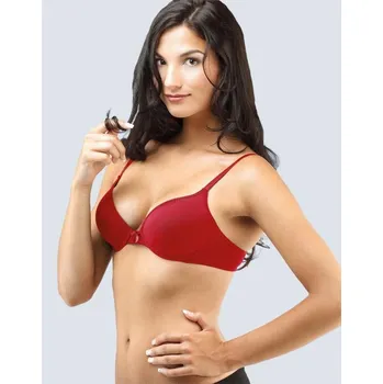 Podprsenka GINA dámské podprsenka vyztužená, vyztužené, šité, jednobarevné 17008P martini 80D