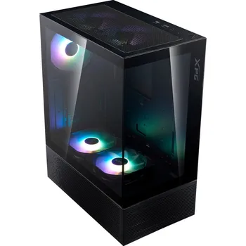 PC skříň ADATA Adata XPG INVADER X MINI/Midi Tower/Transpar./Černá