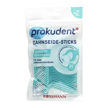 Dentální hygiena Prokudent Dentální párátka s nití Sensitiv 30 ks