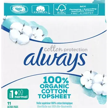Menstruační vložka Always - Cotton Protection Ultra Normal - 11 ks
